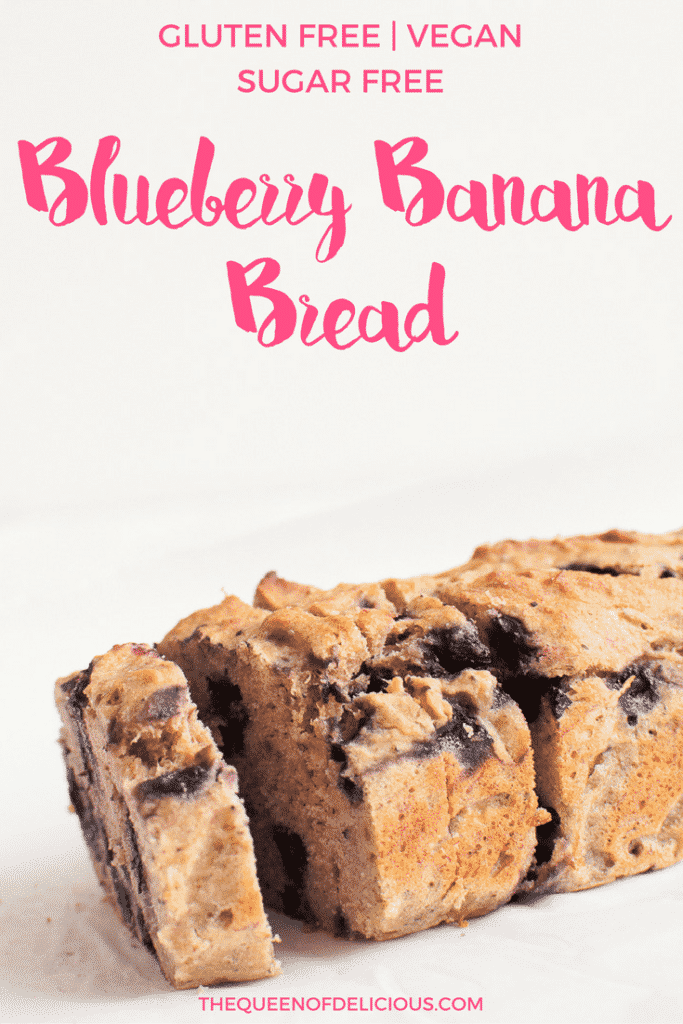 Blueberry Banana Bread | Gluten free | Sugar Free Baking | Healthy baking | Vegan Baking