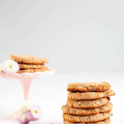Grain-free Coconut Cookies | Vegan | Sugar-free baking | Gluten-free recipe